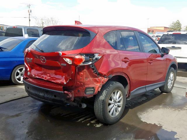 JM3KE2BEXE0311173 - 2014 MAZDA CX-5 SPORT RED photo 4