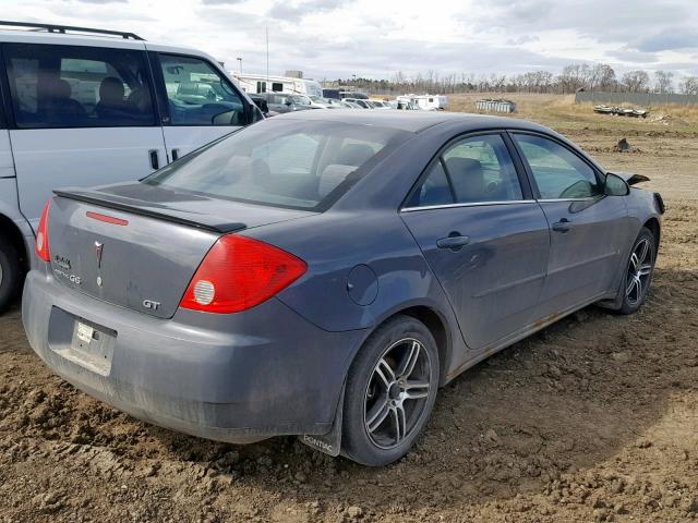 1G2ZH58N974262572 - 2007 PONTIAC G6 GT GRAY photo 4