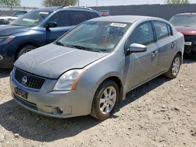 3N1AB61E99L618223 - 2009 NISSAN SENTRA 2.0 SILVER photo 2