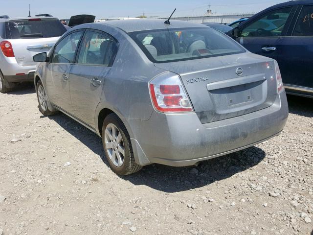 3N1AB61E99L618223 - 2009 NISSAN SENTRA 2.0 SILVER photo 3