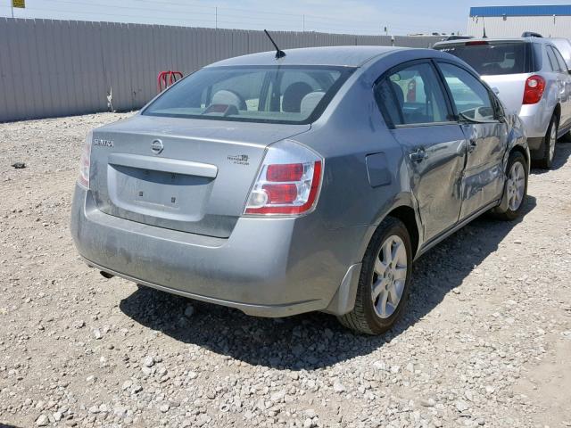 3N1AB61E99L618223 - 2009 NISSAN SENTRA 2.0 SILVER photo 4