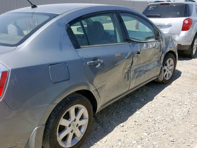 3N1AB61E99L618223 - 2009 NISSAN SENTRA 2.0 SILVER photo 9