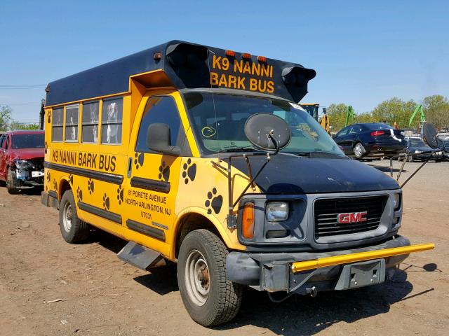 1GDHG35R411233927 - 2001 GMC SAVANA RV YELLOW photo 1