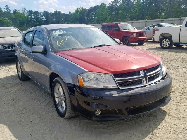 1C3CDZCB0DN720818 - 2013 DODGE AVENGER SX SILVER photo 1