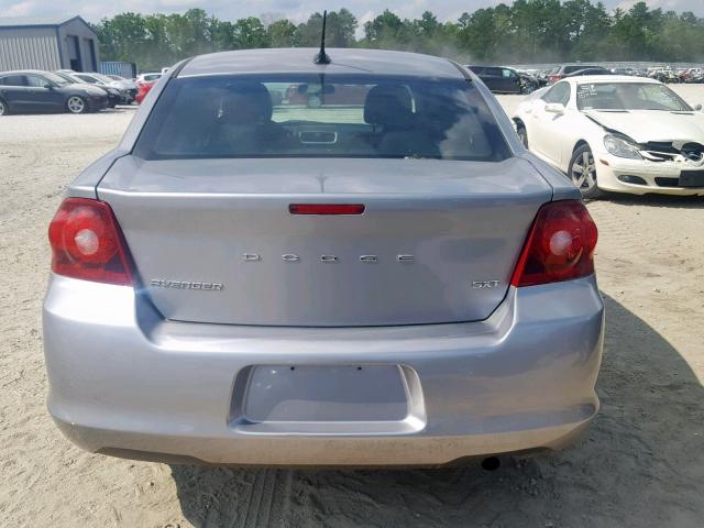 1C3CDZCB0DN720818 - 2013 DODGE AVENGER SX SILVER photo 9