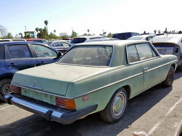 00011407312105390 - 1975 MERCEDES-BENZ C280 GREEN photo 4