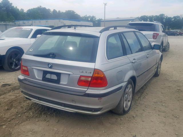 WBAAW33471ET42078 - 2001 BMW 325 IT SILVER photo 4