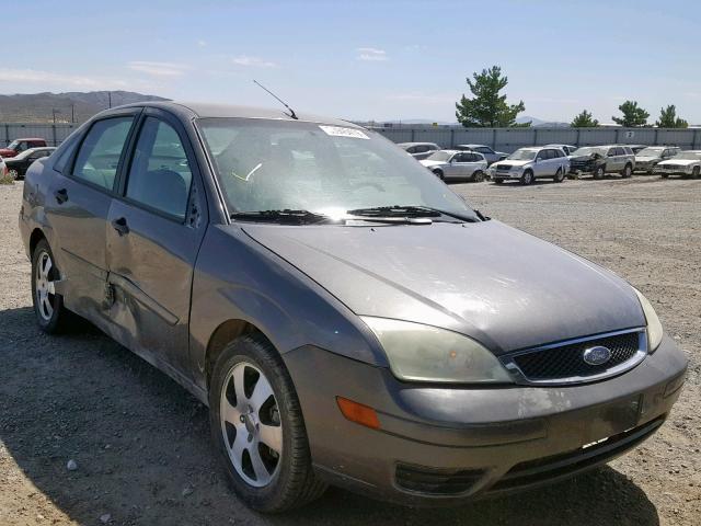 1FAFP34N67W259151 - 2007 FORD FOCUS ZX4 GRAY photo 1