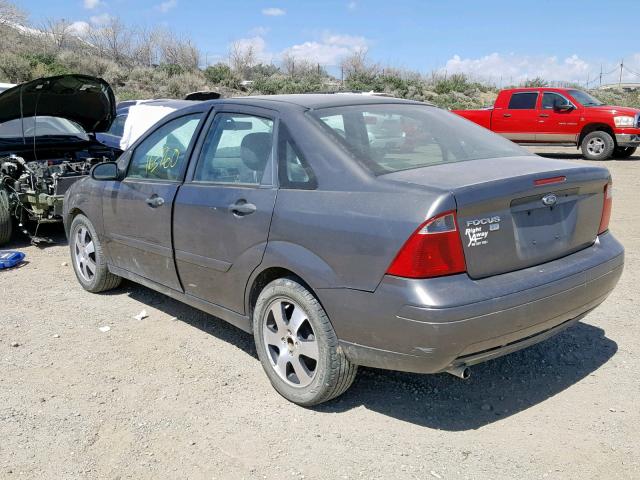 1FAFP34N67W259151 - 2007 FORD FOCUS ZX4 GRAY photo 3