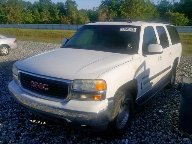 3GKEC16ZX3G287084 - 2003 GMC YUKON XL C WHITE photo 2