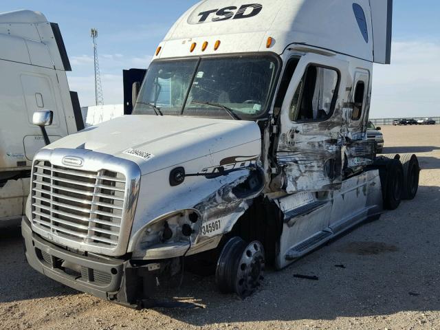 3AKJGLD56FSGR2800 - 2015 FREIGHTLINER CASCADIA 1 WHITE photo 2