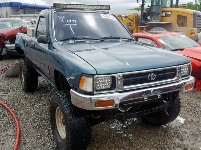 JT4RN01P2N0038440 - 1992 TOYOTA PICKUP 1/2 BLUE photo 1