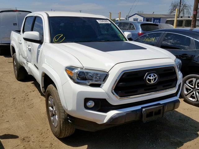 3TMAZ5CN5HM032966 - 2017 TOYOTA TACOMA DOU WHITE photo 1