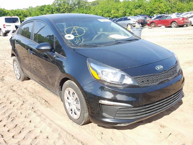 KNADM4A3XH6113790 - 2017 KIA RIO LX BLACK photo 1