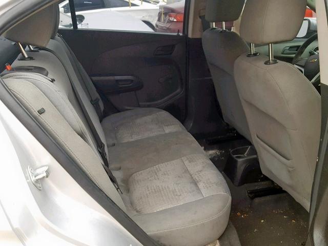 1G1JB5SH3H4163849 - 2017 CHEVROLET SONIC LS SILVER photo 6