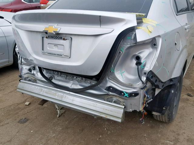 1G1JB5SH3H4163849 - 2017 CHEVROLET SONIC LS SILVER photo 9