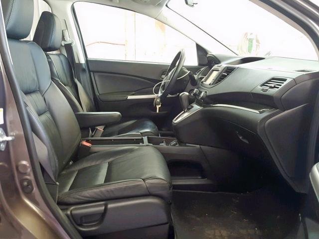 5J6RM4H78CL012866 - 2012 HONDA CR-V EXL SILVER photo 5