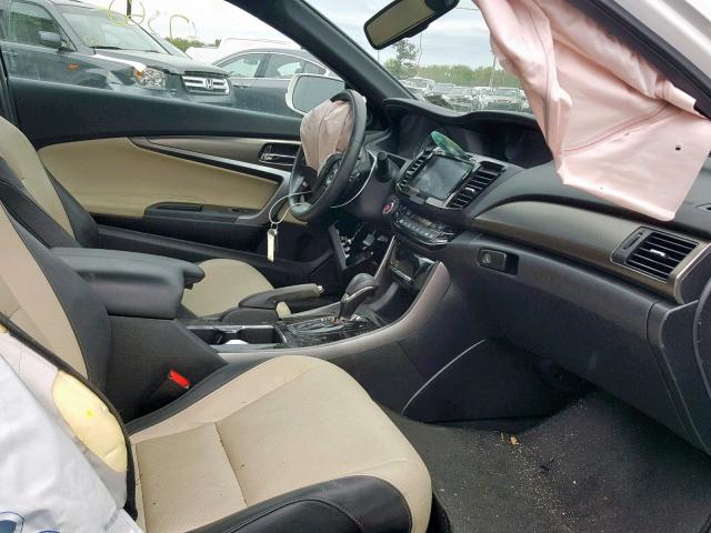 1HGCT1B82GA011696 - 2016 HONDA ACCORD EXL WHITE photo 5