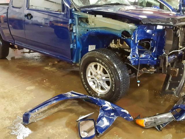 1GCJSCDPXA8113819 - 2010 CHEVROLET COLORADO L BLUE photo 9