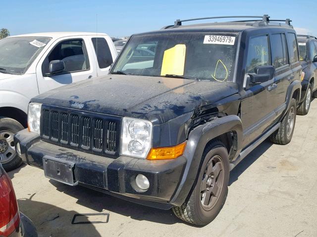 1J8HH48N76C248622 - 2006 JEEP COMMANDER შავი ფოტო 2