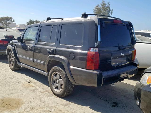 1J8HH48N76C248622 - 2006 JEEP COMMANDER შავი ფოტო 3