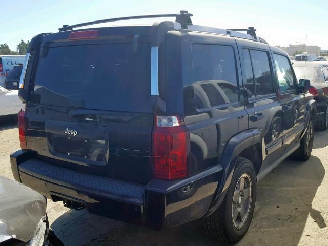 1J8HH48N76C248622 - 2006 JEEP COMMANDER შავი ფოტო 4