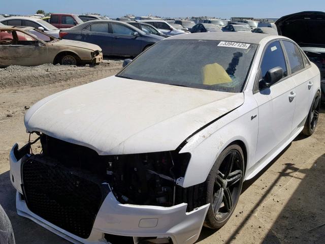 WAUKGAFL8DA069740 - 2013 AUDI S4 PRESTIG WHITE photo 2