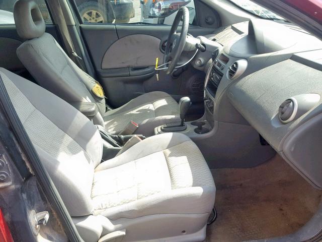 1G8AJ55FX7Z139824 - 2007 SATURN ION LEVEL MAROON photo 5