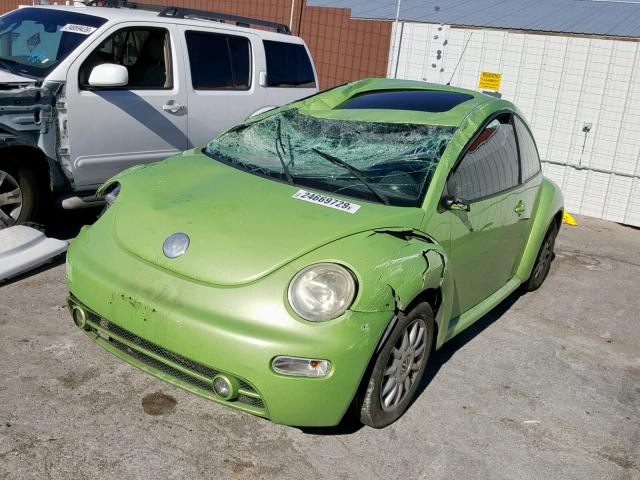 3VWCK31C75M412564 - 2005 VOLKSWAGEN NEW BEETLE Yaşıl foto 2