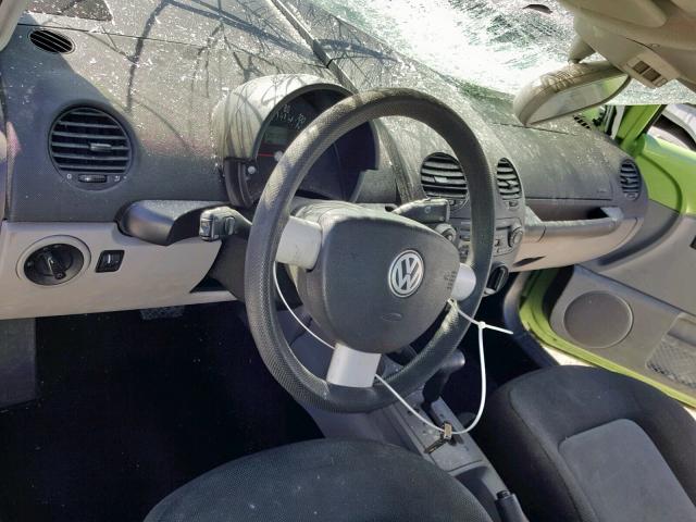 3VWCK31C75M412564 - 2005 VOLKSWAGEN NEW BEETLE Yaşıl foto 9