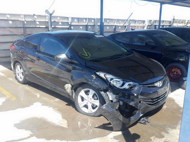 KMHDH6AE6DU018567 - 2013 HYUNDAI ELANTRA CO BLACK photo 1