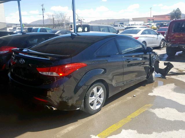 KMHDH6AE6DU018567 - 2013 HYUNDAI ELANTRA CO BLACK photo 4