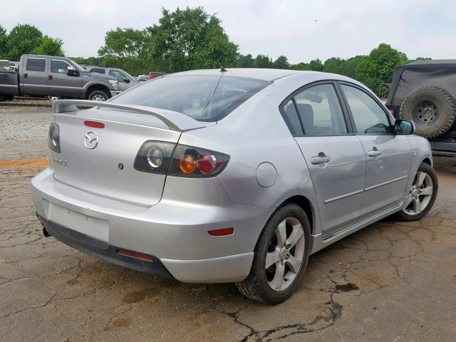 JM1BK123151219440 - 2005 MAZDA 3 S SILVER photo 4