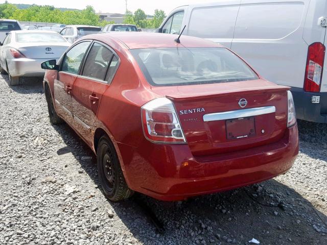 3N1AB6AP1BL702429 - 2011 NISSAN SENTRA 2.0 RED photo 3