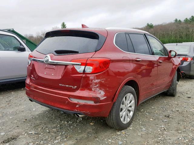 LRBFXESX9HD121223 - 2017 BUICK ENVISION P RED photo 4