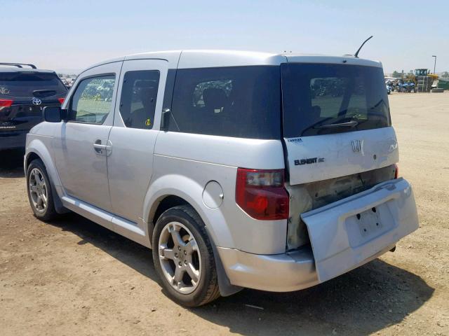 5J6YH17997L004721 - 2007 HONDA ELEMENT SC SILVER photo 3