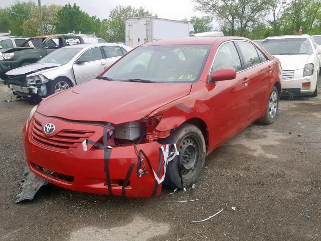 4T1BE46K17U122584 - 2007 TOYOTA CAMRY NEW RED photo 2