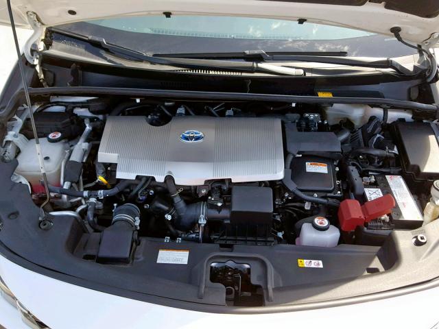 JTDKARFP4H3005453 - 2017 TOYOTA PRIUS PRIM WHITE photo 7