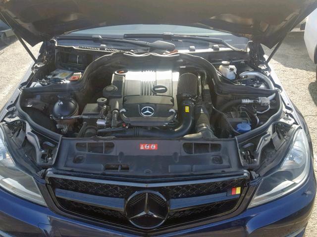 WDDGF4HB5EA968113 - 2014 MERCEDES-BENZ C 250 BLUE photo 7