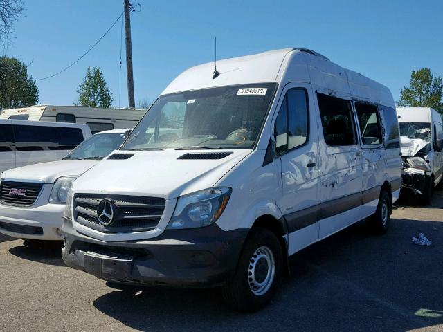 WDZPE8DD8GP222492 - 2016 MERCEDES-BENZ SPRINTER 2 WHITE photo 2