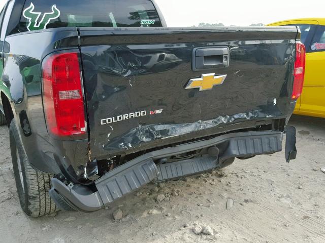 1GCGSBEN0J1219965 - 2018 CHEVROLET COLORADO BLACK photo 9