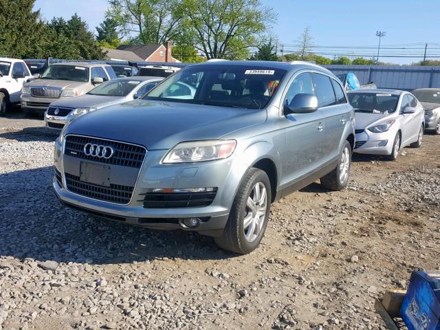 WA1BY74L67D067956 - 2007 AUDI Q7 3.6 QUA TEAL photo 2