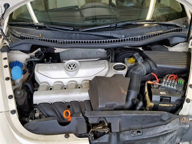 3VWRW31C07M512779 - 2007 VOLKSWAGEN NEW BEETLE Weiß Foto 7