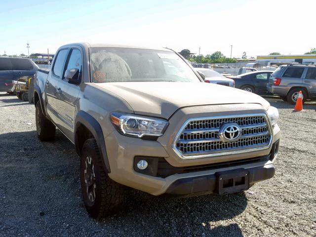 3TMCZ5AN8HM048591 - 2017 TOYOTA TACOMA DOU თაფლისფერი ფოტო 1