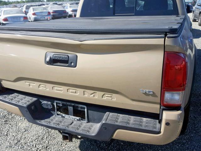 3TMCZ5AN8HM048591 - 2017 TOYOTA TACOMA DOU თაფლისფერი ფოტო 9