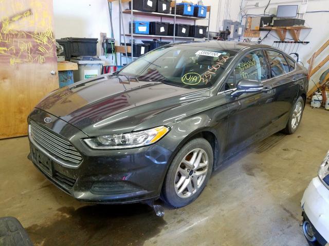 1FA6P0HD6G5125410 - 2016 FORD FUSION SE  photo 2