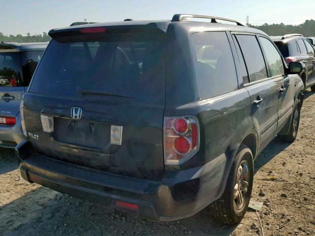 5FNYF28218B024212 - 2008 HONDA PILOT VP BLACK photo 4