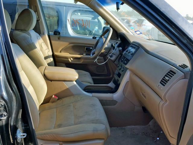 5FNYF28218B024212 - 2008 HONDA PILOT VP BLACK photo 5