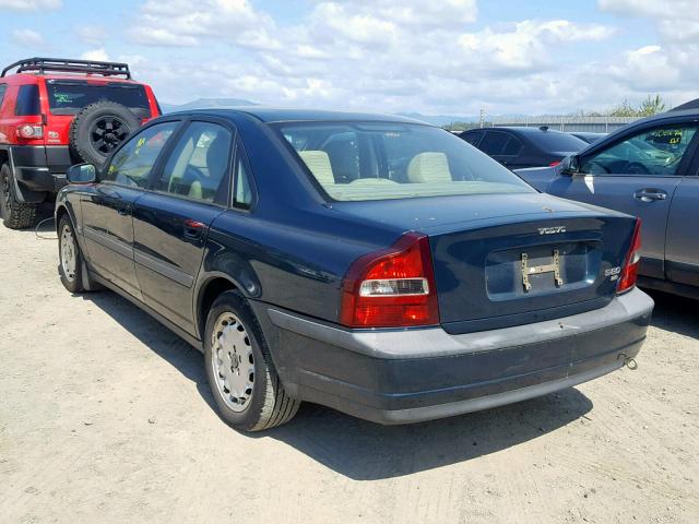 YV1TS97DXX1019075 - 1999 VOLVO S80 GREEN photo 3