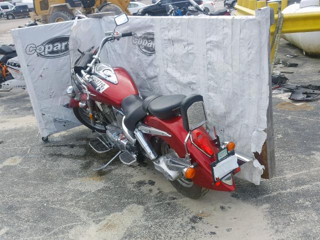 1HFSC52074A101293 - 2004 HONDA VT1300 S RED photo 3